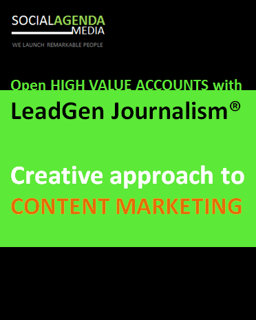 Lead Generation & brand journalism - content marketing for b2b leads